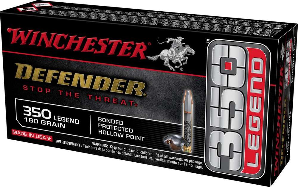 Ammunition Winchester Ammunition Ready Series 350 Legend Defender Bonded PHP 160gr 20RD